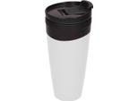 Tazza Isolata "Gusto"" 350 Ml - Tazza Termica Germany In Plastica A Doppia Parete - Tazza Da Caffè Riutilizzabile Senza Bpa Con Coperchio - Bianca"