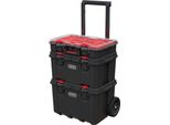 Keter 250927 Cassetta Degli Attrezzi Stack N Roll Non Assemblata Nera