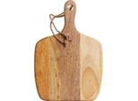 Masterclass - Masterclass Tagliere Di Legno Con Manico, 28 X 41 Cm (11" X 16""), Legno Naturale"