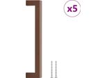 Vidaxl Maniglie Per Mobili 5 Pz. Bronzo 192 Mm Acciaio Inox