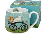 Tazza In Porcellana Cat's World Bicycle