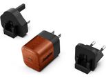 Energizer Ultimate - Caricatore Di Rete Multiplug Eu/Uk/Us Gan 20W Pd (Legno Di Noce)