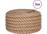 Vidaxl Corda Di Iuta 5 M Di Lunghezza 50 Mm Di Spessore