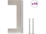 Vidaxl Maniglie Per Mobili 10 Pezzi Argento 64 Mm Acciaio Inox