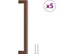 Vidaxl Maniglie Per Mobili 5 Pz. Bronzo 224 Mm Acciaio Inox
