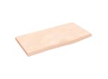 Vidaxl Piano Lavabo 60X30X2 Cm In Legno Massiccio Non Trattato