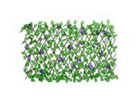 Vidaxl Traliccio Con Edera Artificiale Estensibile Verde 180X70 Cm