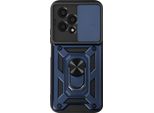 Mayaxess, Custodia Protettiva Per Honor 200 Lite Con Supporto Ad Anello Per Fotocamera, Blu Scuro
