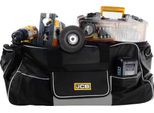 Jcb | Borsa Porta Attrezzi Con Ruote, 64X32X30, Organizzatore, Borsa Per Attrezzi Pesanti, Carrello Porta Attrezzi, Borsa Porta Attrezzi Rotante