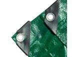 Telone 3X5M 150 G/M² Verde - Telone Multiuso E Telone Da Giardino - Telone Impermeabile Con Occhielli, Telone Da Costruzione E Telone Da Tenda Per Campeggio E Giardino