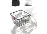 Cestino Posteriore Per Bici Vevor, Cestino Per Bici In Filo Metallico, Resistente Cestino Posteriore Per Bici, Adatto Alla Maggior Parte Dei Portabici