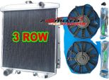 Radiatore, Struttura In Alluminio, Nucleo A Più File, Radiatore Dell'olio Della Trasmissione Integrato, Perfetto Per Il V8 1954-1956