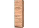 Vicco Mobile Per Forno Da Incasso Fame-Line, 60 Cm, Quercia Dorata/Quercia Dorata