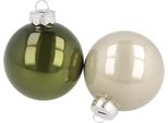 Baubles Per L'albero Di Natale In Vetro Per Eleganti Decorazioni Natalizie Con Una Festosa Lucentezza