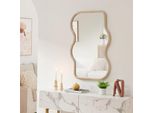 Specchio Da Parete 'Bellerirnu' Specchio Da Bagno Specchio Decorativo 90 X 60 Cm Aspetto Rovere Sonoma