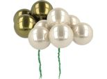 Vetro Baubles Decorazione Specchio Bacche Filo Di Natale