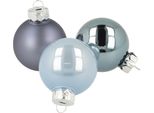 Eleganti Baubles Natalizi In Vetro Per Decorazioni Di Stile