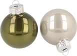 Splendide Palline Di Natale In Vetro Vero Per Decorazioni Festive, 24 Pezzi