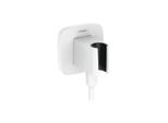 Hansgrohe Wandanschluss Fixfit Q Softsquare, Mit Brausehalter, Mattweiß (26887700)