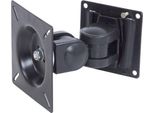 Value Supporto Per Lcd, Montaggio A Parete, 2 Giunti, 14-24 Pollici, Fino A 8 Kg, Nero