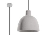 Lampada A Sospensione Damaso 1Xe27 15W Calcestruzzo 128X28X28Cm Sollux Lighting