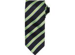 Cravatta Premier Da Uomo Con Motivo Waffle (2 Pezzi/Confezione) RW6950 (Taglia Unica) (Nero / Lime)