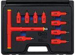 Set Di Bussole Vde | Azionamento Quadro 10 Mm (3/8") / 12,5 Mm (1/2"") | Bussola Esagonale 4 - 10 Mm | 10 Pz."