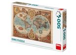 Dino Puzzle Mappa Del Mondo Del 1626 - 500 Pezzi