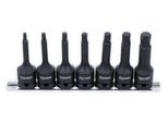 Bgs Set Di Estrattori Per Viti Con Attacco Quadro 12,5 Mm (1/2") Per Esagoni Difettosi 4 - 12 Mm 7 Pezzi - 7004"