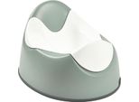 BéAba, Vasino Per Bambini, Vasino Ergonomico Per Bambini, Antiscivolo, Igienico, Di Facile Manutenzione, Inserto Igienico Con Manici, France, Verde Salvia