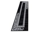 Tappeto Miami A Pelo Corto 80X300Cm Nero 6620