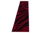 Tappeto Miami A Pelo Corto 80X300Cm Rosso 6630