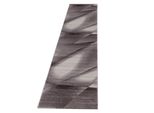 Tappeto Miami A Pelo Corto 80X300Cm Marrone 6590