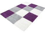 Life Shaggy Blocco Tappeto Pelo Lungo Rettangolo 160X230Cm Lila