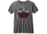 Pink Floyd - Maglietta "The Wall Hammers Burnout"" Per Uomo/Donna Unisex RO2112 (S) (Antracite)"