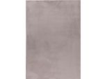 Pouffy Tappeto Soffice Pelo Corto Rettangolo 160X230Cm Beige