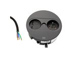 Sistema Bachmann Twist 2, Presa Cz, Alimentazione (Usb A, C), Nero (946.106) (19.07.3152)