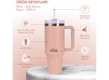 Any Morning SI2440217 Tazza Thermos Da 1200 Ml, In Acciaio Inox A Doppio Strato, Coperchio A Prova Di Perdite, 9 Ore Di Caldo, 12 Ore Di Freddo, 40,58 Oz
