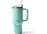Any Morning SI2440217 Tazza Thermos 1200 Ml Verde Mare, Acciaio Inox A Doppio Strato, Coperchio A Prova Di Perdite, 9 Ore Di Caldo, 12 Ore Di Freddo, 40,58 Once