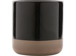 Xd Collection - Tazza Da Caffè, Smaltata, In Ceramica, 360Ml XD168 (Taglia Unica) (Nero)