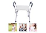 Sedia Da Doccia, Regolabile In Altezza Fino A 49 Cm, Supporta 150 Kg, Struttura In Lega Di Alluminio Resistente