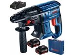 Trapano A Percussione A Batteria Con Sds Plus Gbh 18V-18, 2 Batterie Ricaricabili Gba 18V 2.0Ah, Valigetta Di Trasporto