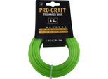 Procraft ZI-2.4/15 Filo Da Taglio 2,4 Mm 15 M Stella