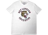 Def Leppard - Maglietta "Love Bites"" Per Uomo/Donna Unisex RO14375 (Xl) (Bianco)"