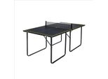 JOOLA Indoor Tischtennisplatte MIDSIZE, klappbarer Tischtennistisch, klein inkl. Tischtennisnetz, dark-grey, 168 x 84 x 76 cm
