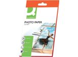 Q-Connect® KF01905 Carta Fotografica A Getto D'inchiostro - 10X15 Cm, Lucida, 180 G/M², 25 Fogli