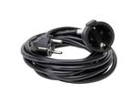 Kopp 143305046 Prolunga Spina/Accoppiamento Schuko 5M Nero
