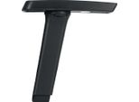 Bracciolo Neon Per Poltrona Girevole Serie Neon Regolabile Nero Bimos