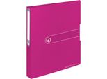 Raccoglitore Ad Anelli Herlitz Easy Orga To Go, A4, A 2 Anelli, Berry Opaco