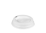 100 Coperchi A Cupola, Ps "To Go"" Rotondi Ø 7,2 Cm - 1,7 Cm Bianco"